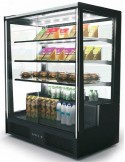 VITRINA CERRADA REFRIGERADA CRISTAL RECTO, LUZ LED  MOD PAK-RAC
