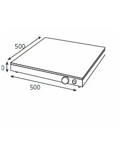 PLACA CALIENTE DE SOBREMESA MOD PC5050
