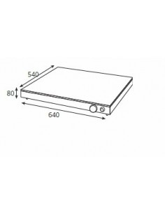 PLACA CALIENTE DE SOBREMESA MOD PC5050