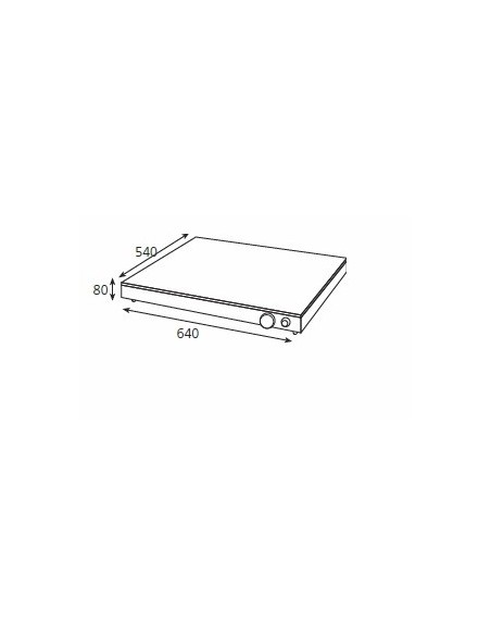 PLACA CALIENTE DE SOBREMESA MOD PC5050
