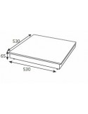 PLACA CALIENTE ENCASTRABLE DE SOBREMESA MOD PC5050E