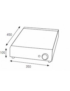 PLACA VITROCERÁMICA 1 FUEGO MOD PV3545
