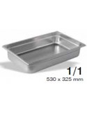 CUBETA GASTRONORM GN 1/1 530X325MM INOX 18/10 (elija el fondo en el desplegable interior)