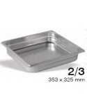 CUBETA GASTRONORM GN 1/1 530X325MM INOX 18/10 (elija el fondo en el desplegable interior)