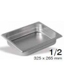 CUBETA GASTRONORM GN 1/2 265X325MM INOX 18/10 (elija el fondo en el desplegable interior)