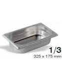 CUBETA GASTRONORM GN 2/1 530X650MM INOX 18/10 AISI 304 (elija el fondo en el desplegable interior)