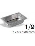 CUBETA GASTRONORM GN 2/1 530X650MM INOX 18/10 AISI 304 (elija el fondo en el desplegable interior)