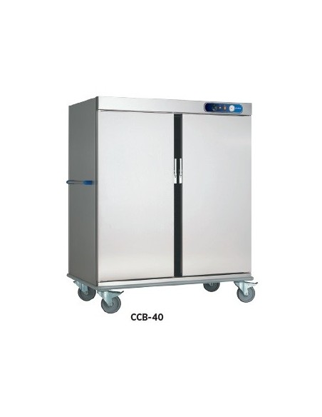 CARRO CALIENTE CAPACIDAD 40 GN 2/1 ó 80 GN 1/1 MOD CCB-40