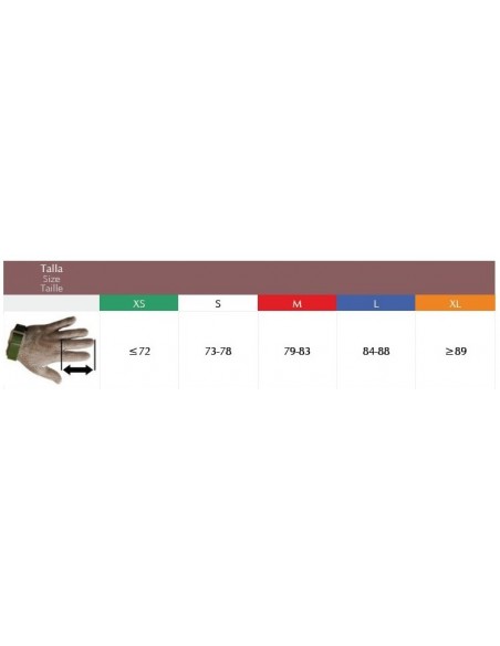 GUANTE MALLA LARGO COLOR BLANCO, TALLA S PEQUE¥A, FRICOSMOS REF.448654