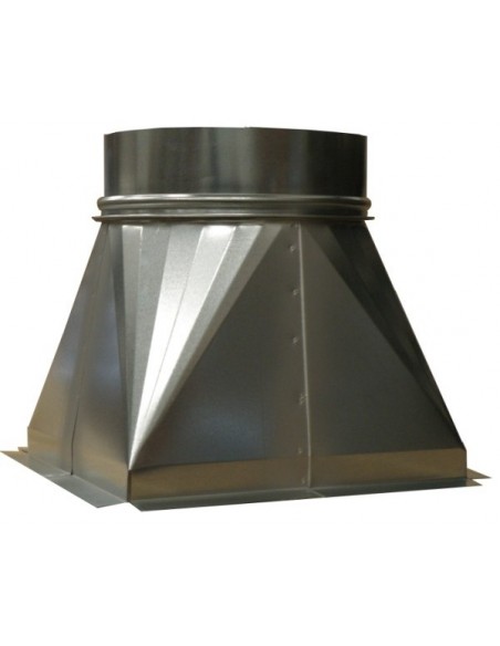 TOLVA ADAPTADORA PARA CAMPANAS CAMP MOD. TOLVCAMP100 ( INDICAR   DE TUBO DE SALIDA )                                           