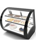 VITRINA EXPOSITOR REFRIGERADA VELA CRISTAL CURVADO A800xF700xH740MM  VV