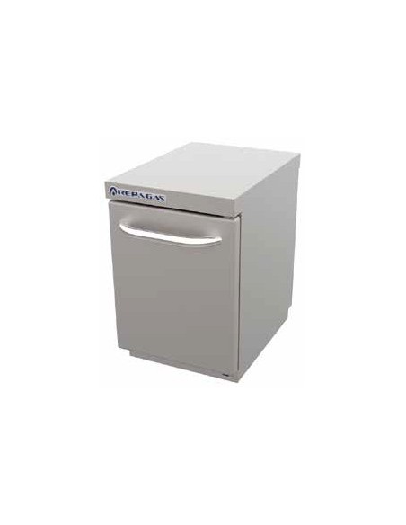 MESA 400MM SOPORTE INOX.CON PUERTAS PARA MàDULOS SNACK 550 DE REPAGAS MOD. MS-40                                                