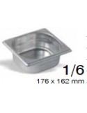 CUBETA GASTRONORM GN 2/1 530X650MM INOX 18/10 AISI 304 (elija el fondo en el desplegable interior)