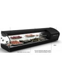 VITRINA SUSHI 2 PISOS, FONDO PLANO, MARCA SAYL MOD SK26S