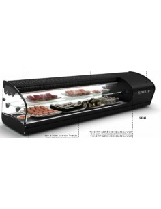 VITRINA SUSHI 2 PISOS, FONDO PLANO, MARCA SAYL MOD SK26S