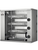ASADOR MINI 3 ESPADAS A GAS, CAPACIDAD 9 POLLOS, MCM MOD MN3G