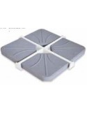 SET DE 4 PIEDRAS BASE PARASOL MOD M7730