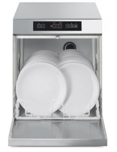 LAVAVAJILLAS CESTA 40X40 SMEG "FULL EQUIP" DESCALCIFICADOR,.BOMBA VACIADO, DOSIFICADOR JABÓN-ABRILLANTADOR SMEG MOD UG401DMS