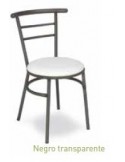 SILLA APILABLE DE TUBO Y ASIENTO DE REJILLA METÁLICA VARIOS COLORES O NEGRO MOD M101