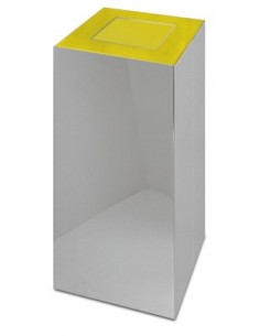 PAPELERA DE RECICLAJE INOXIDABLE, CON TAPA BASCULANTE DE VARIOS COLORES REF 486108 PAPELERA DE RECICLAJE INOXIDABLE, CON TAPA BASCULANTE DE VARIOS COLORES REF 486108