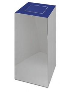 PAPELERA DE RECICLAJE INOXIDABLE, CON TAPA BASCULANTE DE VARIOS COLORES REF 486108 PAPELERA DE RECICLAJE INOXIDABLE, CON TAPA BASCULANTE DE VARIOS COLORES REF 486108