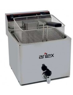FREIDORA ELÉCTRICA 12 LITROS CON GRIFO VACIADO 7,5kWS 380V MODELO EVO12GTR