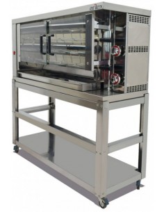 ASADOR DE POLLOS A GAS ARILEX DE 2 ESPADAS CAPACIDAD 10 POLLOS MODELO 2ASPG (MESA SOPORTE OPCIONAL)