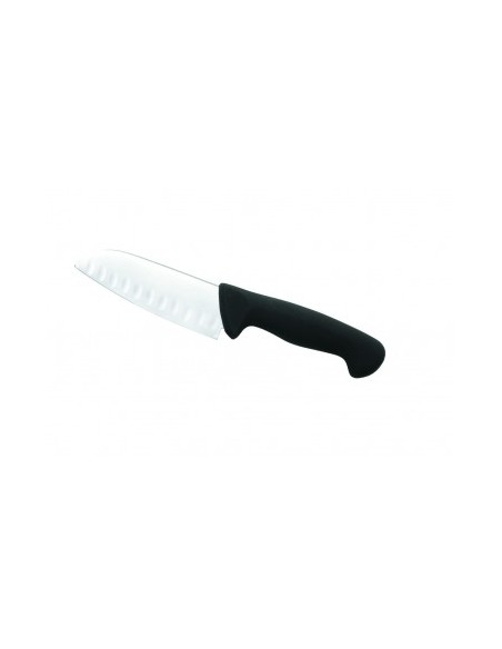 CUCHILLO ESTAMPADO SANTOKU ANTIDESLIZANTE, 10 CMS. LACOR MOD. 49210