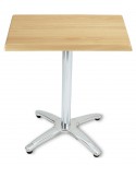 MESA DE 80 X 80 CM, ESTRUCTURA INOX Y ENCIMERA INOX Ó SM VARIOS COLORES MOD M384-3