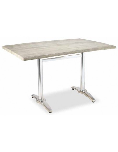 MESA 120 X 80 CM, ESTRUCTURA INOX, ENCIMERA SM VARIOS COLORES MOD 385-D2