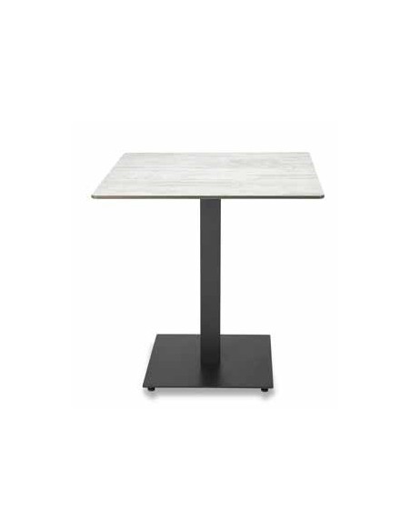 MESA ESTRUCTURA DE HIERRO, ENCIMERA DE COMPACT, VARIOS COLORES Y MEDIDAS, REF  M3020