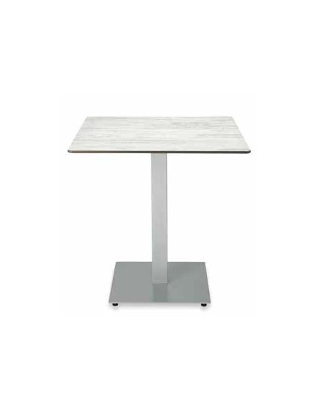 MESA ESTRUCTURA DE HIERRO, ENCIMERA DE COMPACT, VARIOS COLORES Y MEDIDAS, REF  M3020
