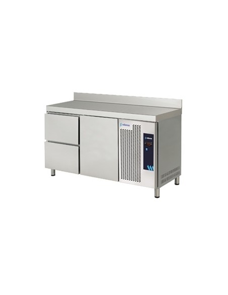 MESA FRIA 1 PUERTA+2CAJONES, MEDIDAS L1492 X F 600 X A850 MM, EDENOX MOD MPS-150-HCHD