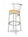 TABURETE ESTRUCTURA GRIS O NEGRO, ASIENTO SM VARIOS COLORES, MOD M512-1