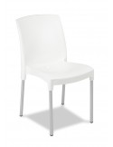 SILLA MOD 1662, ASIENTO VARIOS COLORES, PATAS ALUMINIO MOD M1662