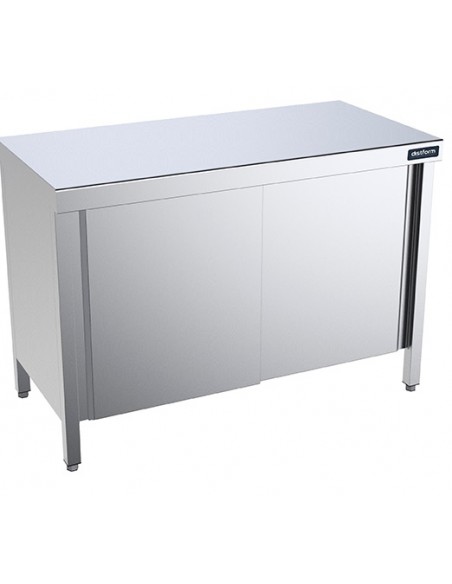 MESA ARMARIO FONDO 700MM CENTRAL CON PUERTAS (VER MEDIDAS Y PRECIOS EN EL INTERIOR) MOD. FCP70080