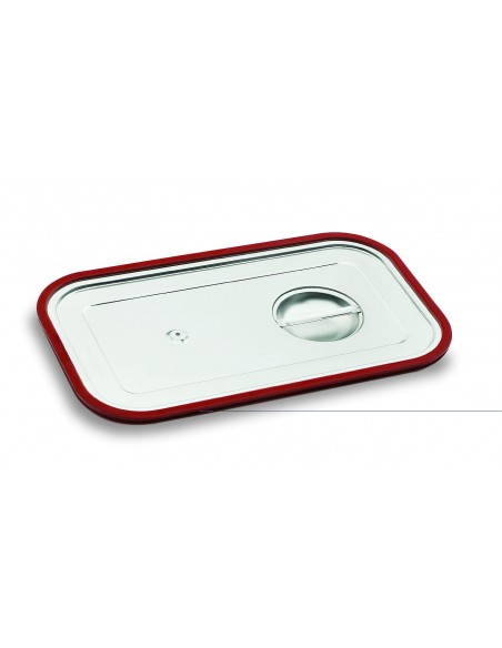 TAPA GASTRONORM GN 1/4 C/JUNTA SILICONA LACOR MOD. 66905                                                                        