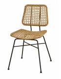 SILLA DE MÉDULA SINTÉTICA 100% VIRGEN, TEJIDA A MANO REF. M1221