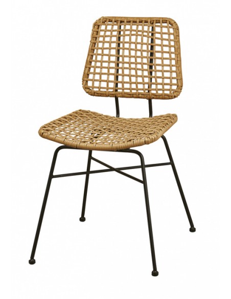 SILLA DE MÉDULA SINTÉTICA 100% VIRGEN, TEJIDA A MANO REF. M1221