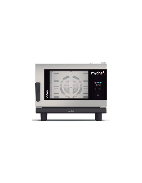 HORNO COMBINADO MIXTO VAPOR 4 GN 1/1 CON LAVADO AUTOMÁTICO MYCHEF MODELO COOK PRO 4 GN 1/1