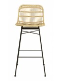 TABURETE PARA TERRAZA DE INTERIOR, ASIENTO Y MEDULA SINTETICA, MOD M5223
