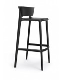 TABURETE DE EXTERIOR Y INTERIOR MONOBLOC DE POLIPROPILENO, MOD V5AFRI