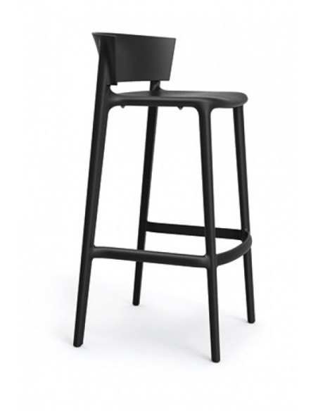 TABURETE DE EXTERIOR Y INTERIOR MONOBLOC DE POLIPROPILENO, MOD V5AFRI