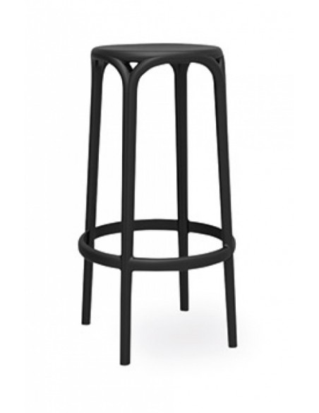 TABURETE DE EXTERIOR Y INTERIOR DE POLIPROPILENO, VARIOS COLORES, MOD V5BROOKLYN
