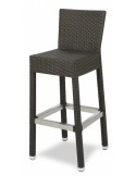 TABURETE DE EXTERIOR ARMAZÓN DE ALUMINIO, RECUBIERTO DE MÉDULA, VARIOS COLORES, MOD M578
