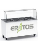 VITRINA TAKE AWAY CALIENTE BAÑO MARIA, 2 CUBETAS GN 1/1, MEDIDAS  L 790x F646x H1300 MM, MOD. MTCH-2G-B