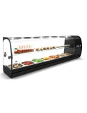 VITRINA REFRIGERADA ESTRECHA DOS PISOS 7 CUBETAS, SAYL MOD. VSL7