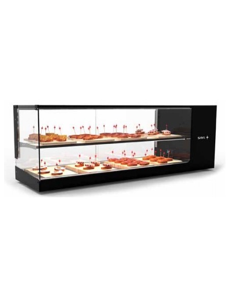 VITRINA SOBREMESA SERIE LOGIC, 1 ESTANTE, 6 BANDEJAS, SAYL MOD. VTLG26-1