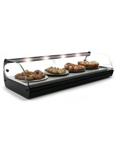 VITRINA CALIENTE "CALOR SECO" CON LUZ "SAHARA" MEDIDAS A1190XF395X270MM MOD. SH6L                                               