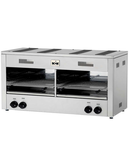 GRATINADOR SALAMANDRA A GAS 2 PARRILA 6,6 KWS MCM MODELO GR 2G